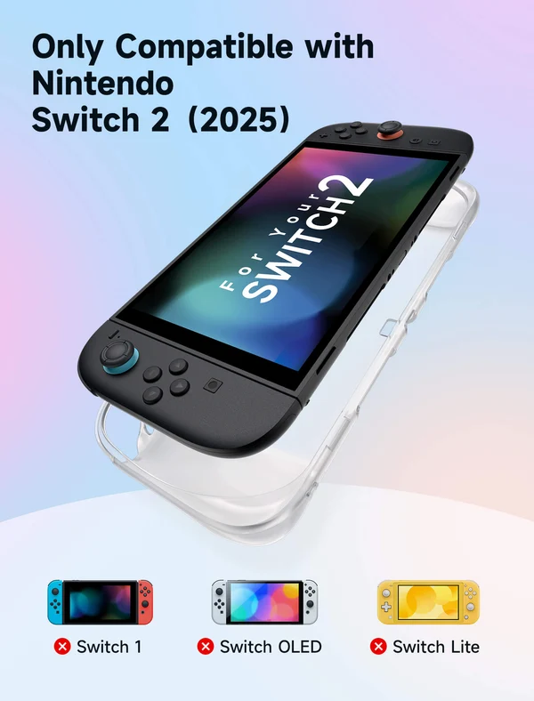 Ns2 Jsaux Integrated Soft Tpu Protective Case Transparent Pc0115