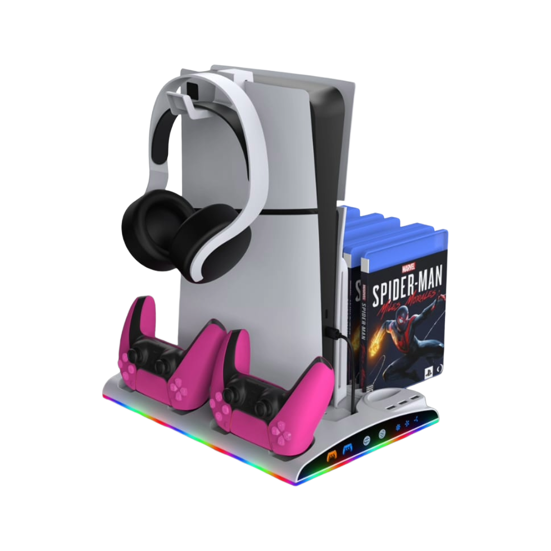 HOZKAII Multifunctional Cooling dan Charging Stand for PS5