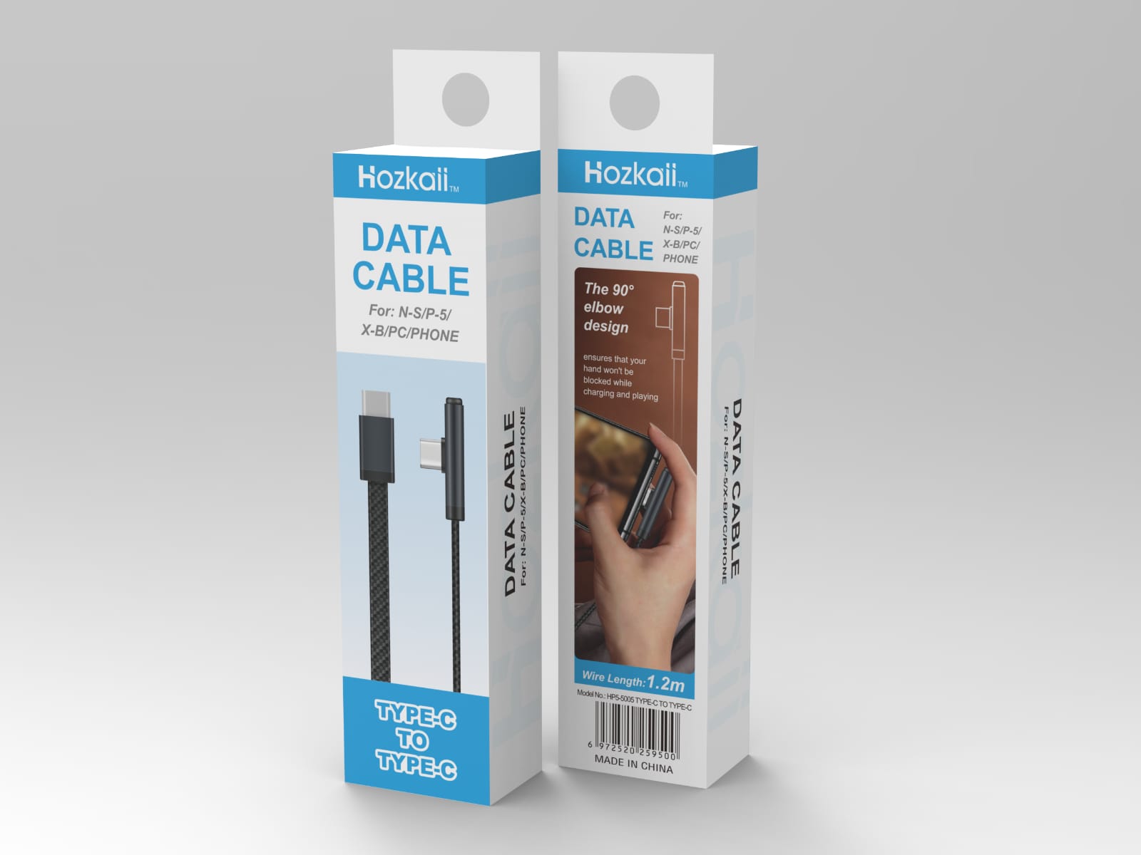 HOZKAII Data Cable Type C to Type C