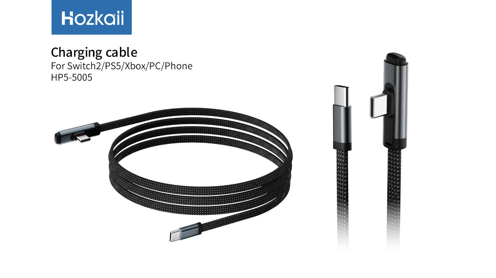 HOZKAII Data Cable Type C to Type C