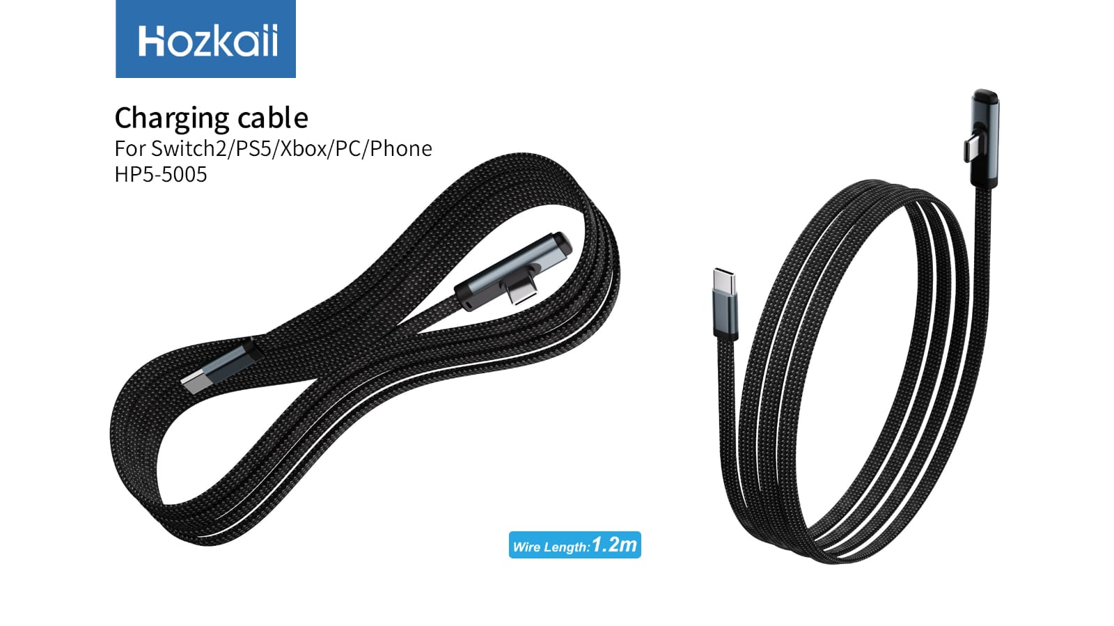 HOZKAII Data Cable Type C to Type C