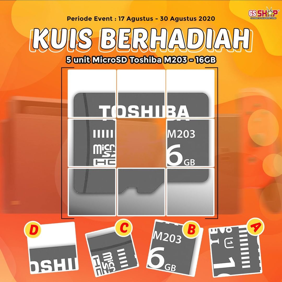 Giveaway Puzzle Toshiba MicroSD