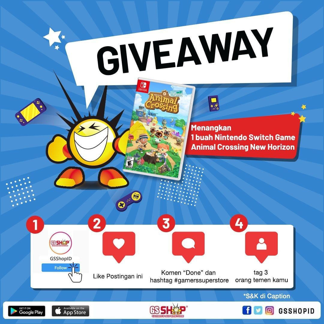 Giveaway Animal Crossing Launching