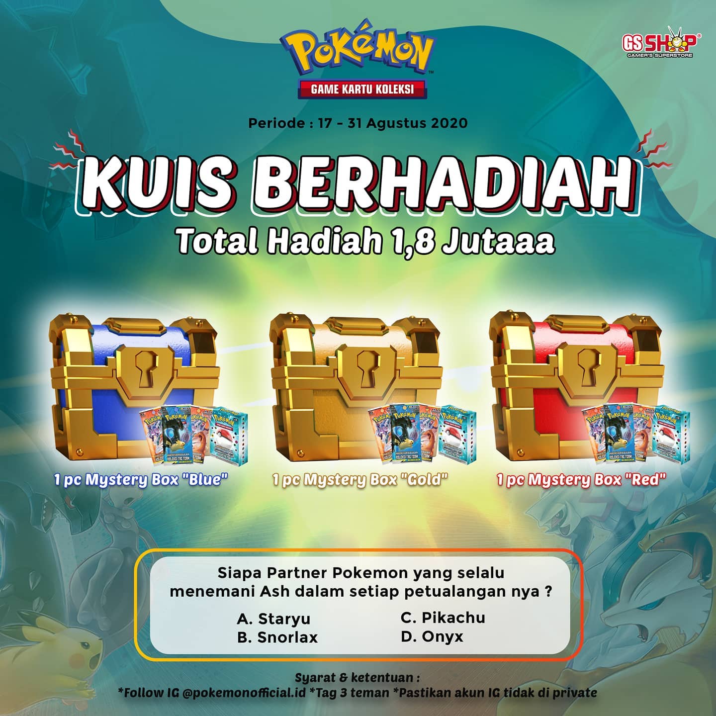 Giveaway Misteri Box Pokemon