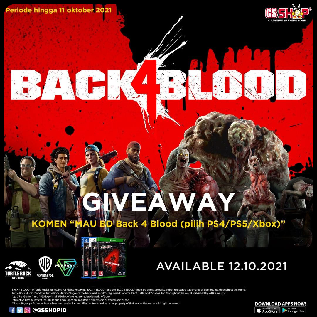 GSSHOP X Playverse Back 4 Blood