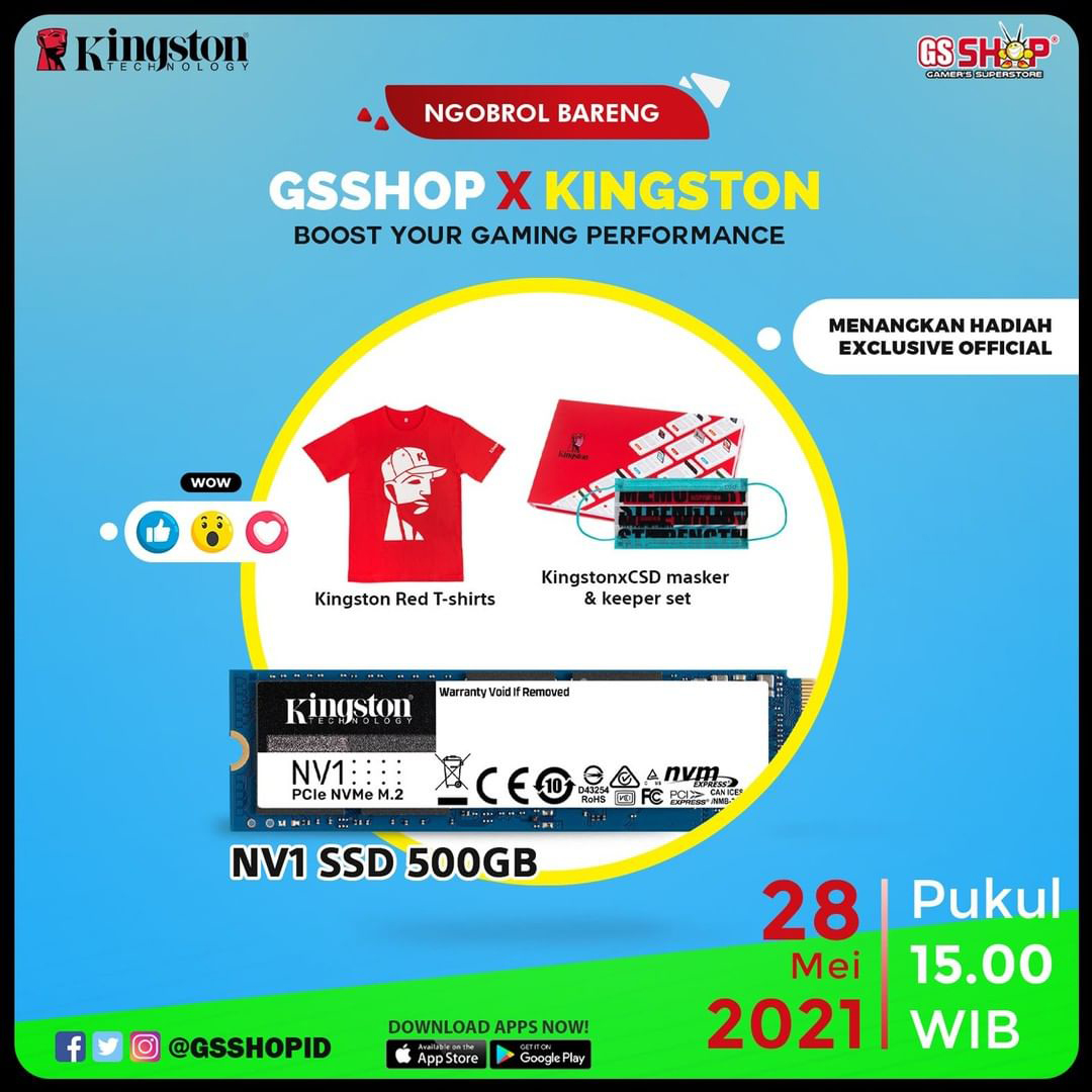 GSSHOP X Kingston SSD NV1