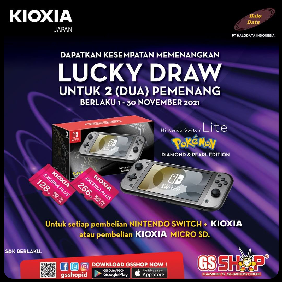 Lucky Draw Kioxia Switch Lite