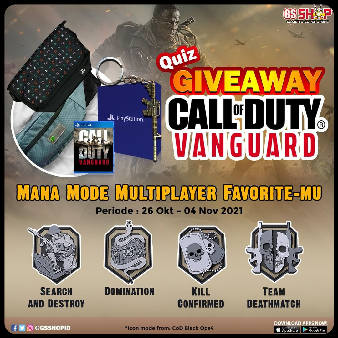 Quiz Giveaway Call of Duty Vanguard