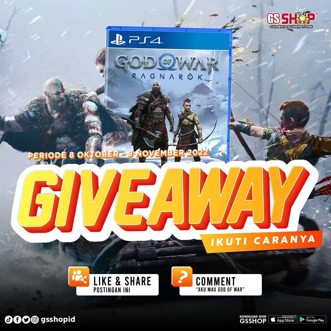 Giveaway God of War Ragnarok