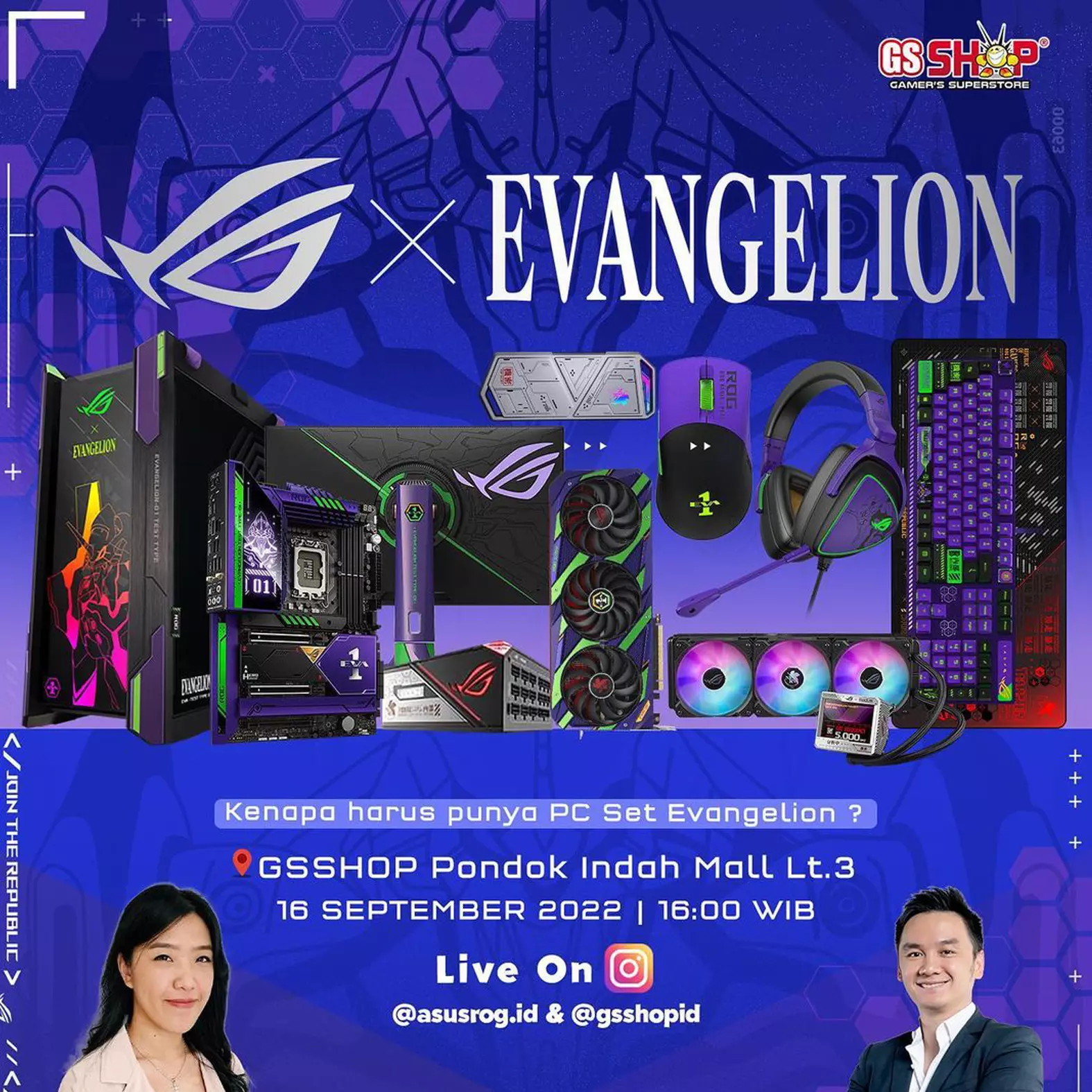 GSSHOP X ROG EVANGELION LAUNCH