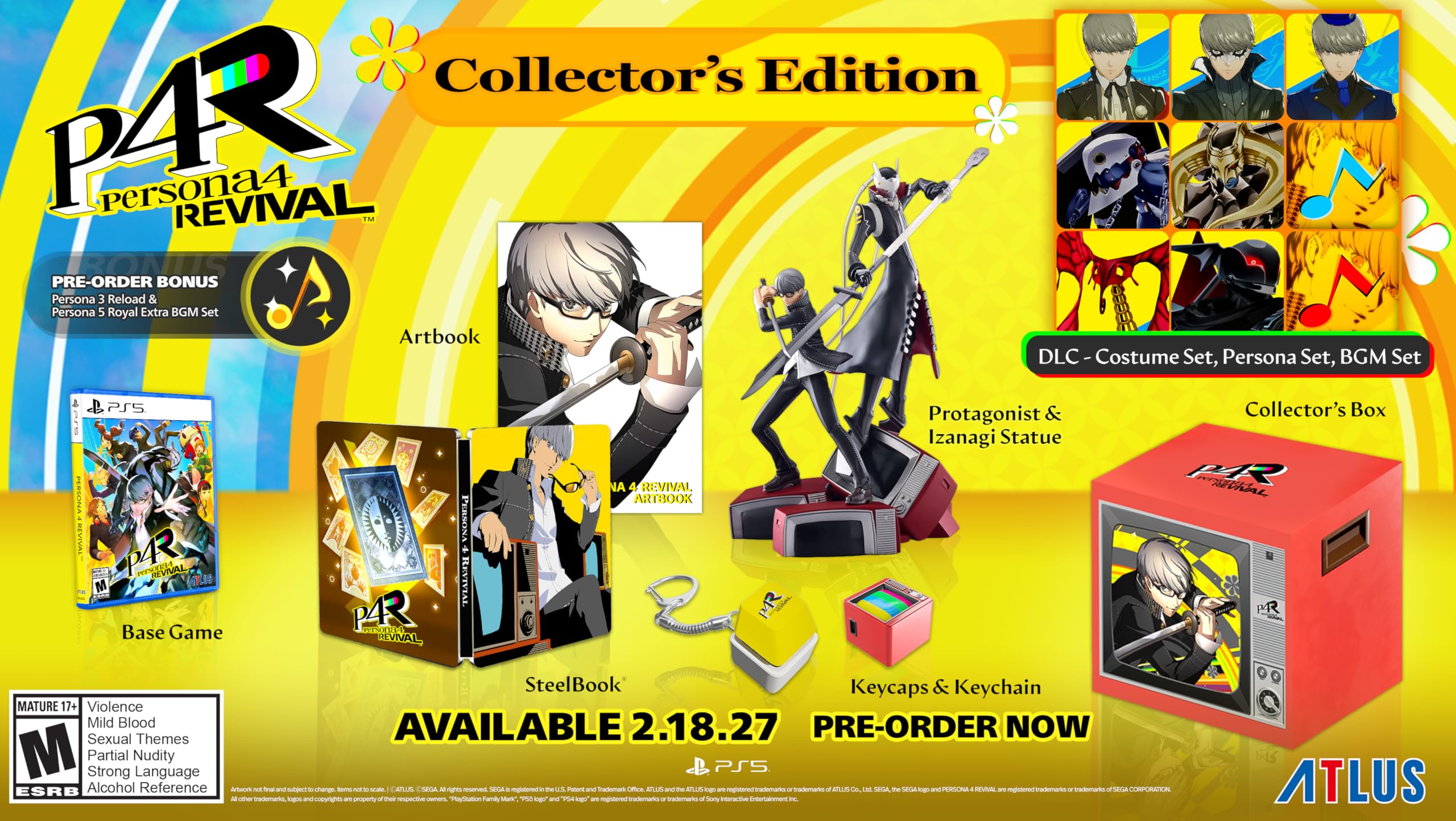 PS5 Persona 4 Revival Collectors Edition (R3) - PREORDER