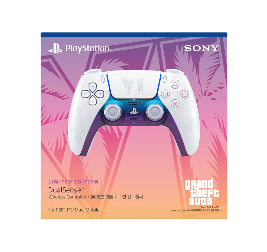 DualSense Wireless Controller Grand Theft Auto VI White Limited Edition - PREORDER